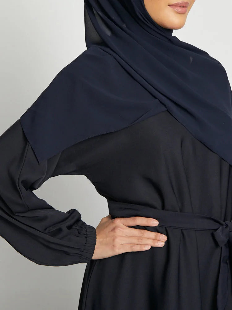 Robe longue marocaine pour femmes musulmanes, style simple, caftan, turquie, document solide, abayas du golfe, islamique, saoudien, Ramadan, chaud