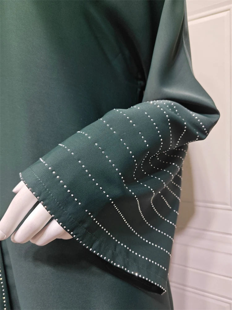 Ramadan Eid Kebaya musulman Abaya Damen dubaï robes longues pour les femmes Robe Djellaba Caftan Marocain Femme Musulmane caftan robes